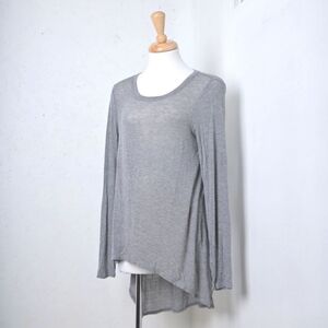 BCBGMAXAZRIA | Grey long thin light weight sweater, style Claudia Heather grey